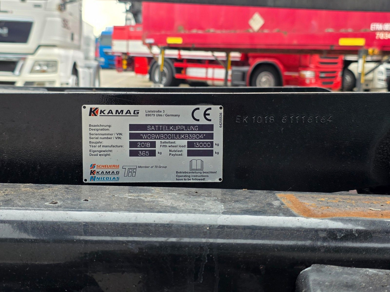 Грузовик-контейнеровоз/ Сменный кузов Mercedes-Benz Kamag WBH 25 / Umsetzer Sattelplatte: фото 11 Грузовик-контейнеровоз/ Сменный кузов Mercedes-Benz Kamag WBH 25 / Umsetzer Sattelplatte: фото 11