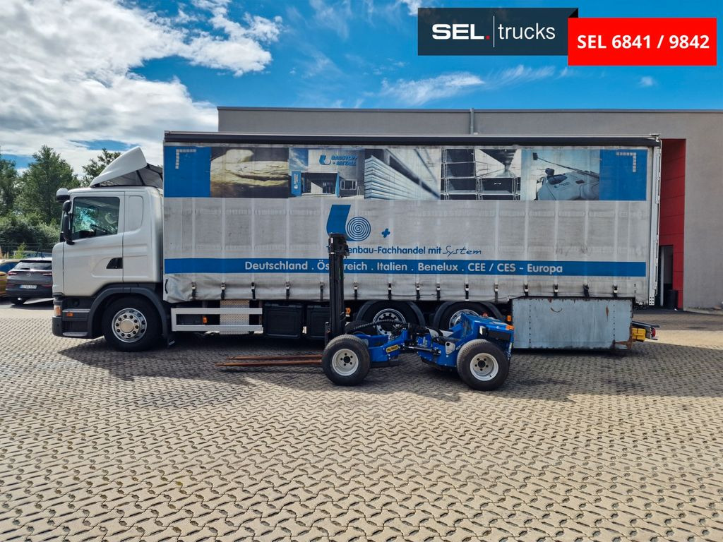 Тентованный грузовик Scania G 410  /Retarder /mit Mitnahmestapler /Lenkachse: фото 8