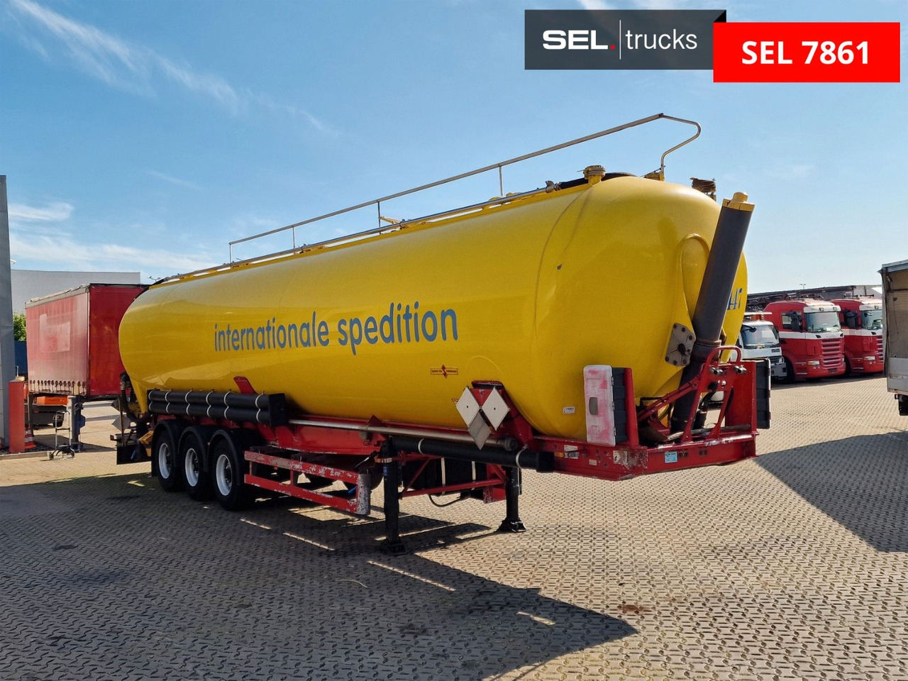 Spitzer SK 2766 CAL GGVS / Kippsilo / 66 m3 / ADR ATDR A - Полуприцеп цистерна для сыпучих грузов: фото 3 Spitzer SK 2766 CAL GGVS / Kippsilo / 66 m3 / ADR ATDR A - Полуприцеп цистерна для сыпучих грузов: фото 3