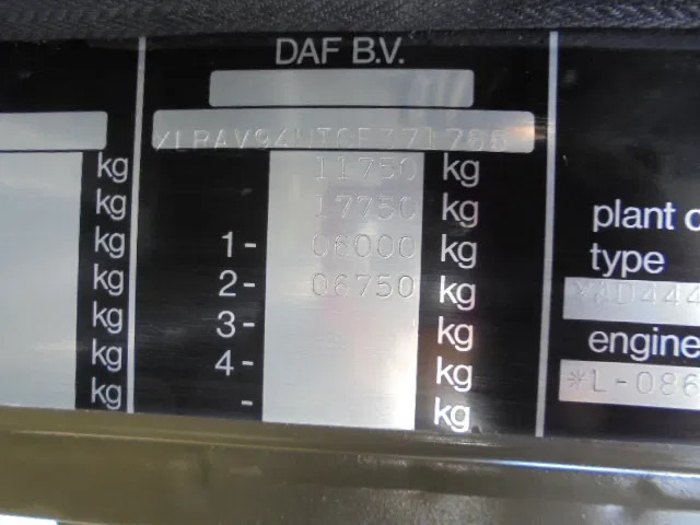 DAF YAD 4442 NT 4X4 в лизинг DAF YAD 4442 NT 4X4: фото 12