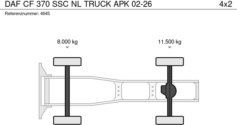 DAF CF 370 SSC NL TRUCK APK 02-26 в лизинг DAF CF 370 SSC NL TRUCK APK 02-26: фото 19