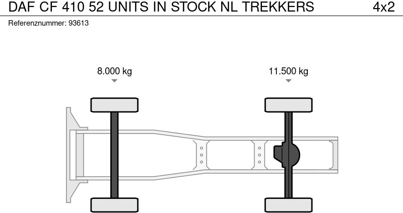 Тягач DAF CF 410 52 UNITS IN STOCK NL TREKKERS: фото 14