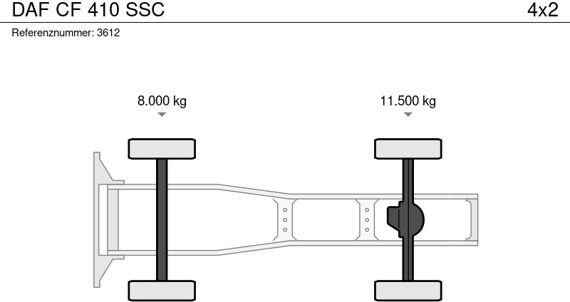 Тягач DAF CF 410 SSC: фото 16 Тягач DAF CF 410 SSC: фото 16