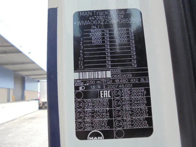 Тягач MAN TGX 18-480 XXL NEW TYPE TACHO-SMART TACHO: фото 18