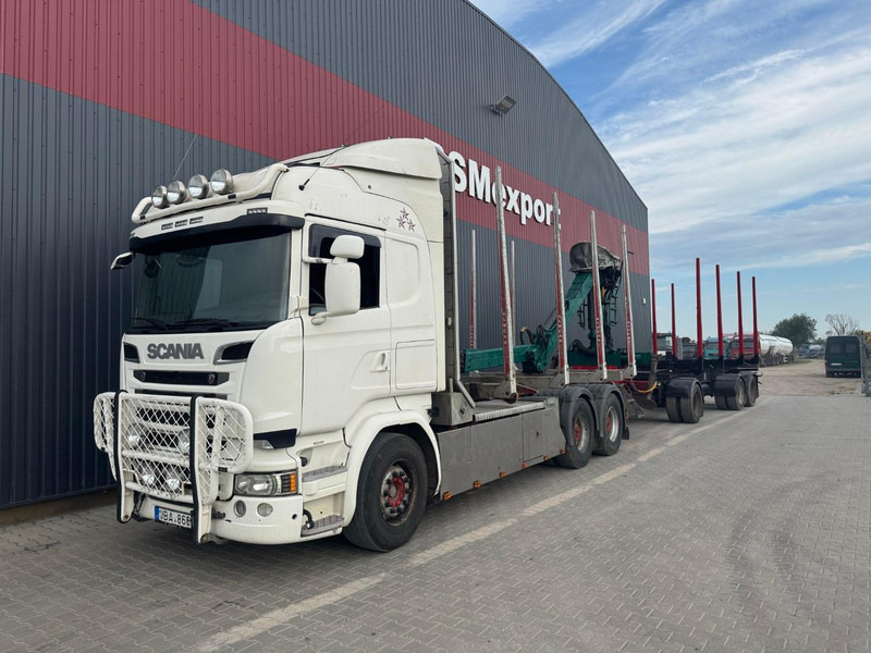 Scania R 730 + NARKO trailer - Лесовоз, Автоманипулятор: фото 1 Scania R 730 + NARKO trailer - Лесовоз, Автоманипулятор: фото 1