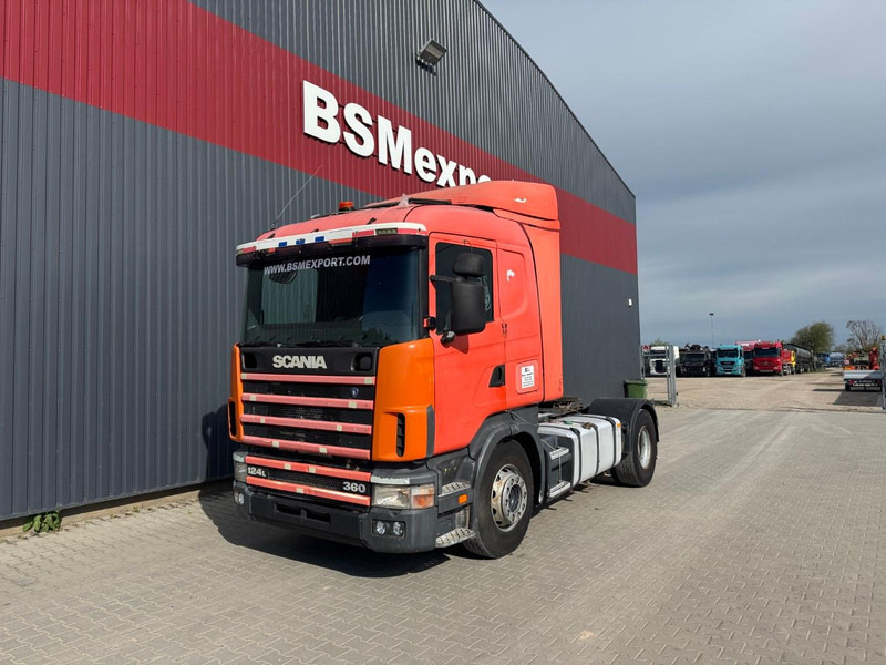Scania R 124 LA 360, Manual pump. - Тягач: фото 1 Scania R 124 LA 360, Manual pump. - Тягач: фото 1