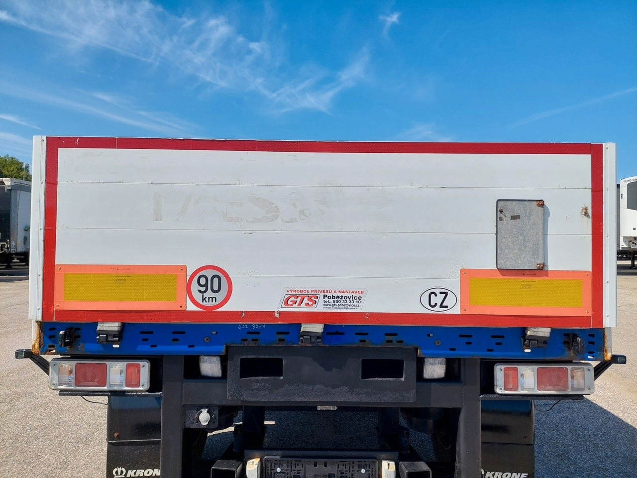 Прицеп бортовой/ Платформа Krone AZW 18 Baustoffanhänger: фото 7