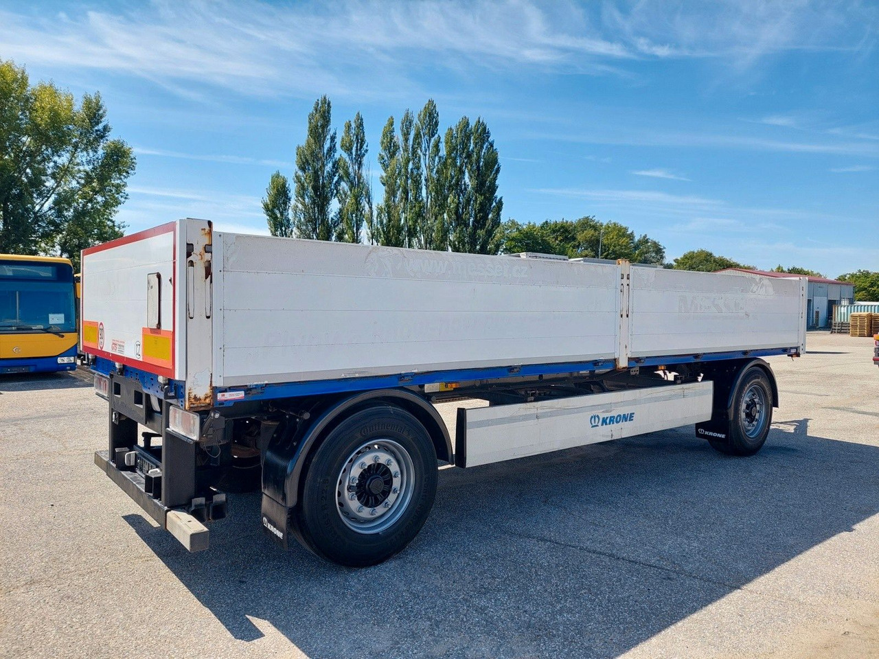 Krone AZW 18 Baustoffanhänger - Прицеп бортовой/ Платформа: фото 4 Krone AZW 18 Baustoffanhänger - Прицеп бортовой/ Платформа: фото 4