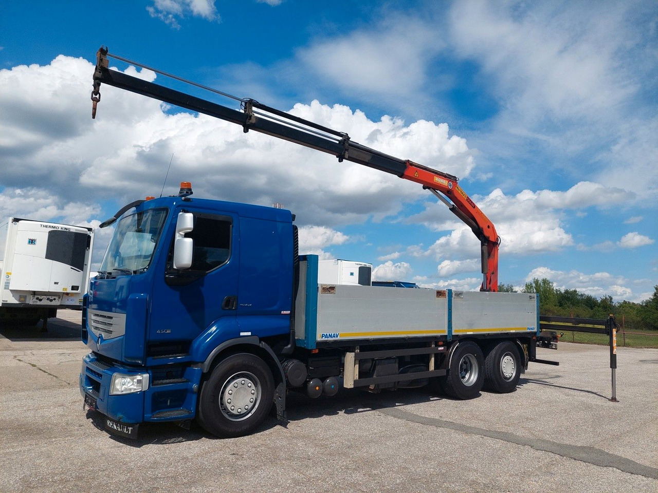 Renault Premium DXI R450.26 HR Palfinger PK 15.500 - Грузовик бортовой/ Платформа, Автоманипулятор: фото 1 Renault Premium DXI R450.26 HR Palfinger PK 15.500 - Грузовик бортовой/ Платформа, Автоманипулятор: фото 1