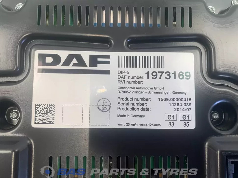 DAF XF106 - Приборная панель для Грузовиков: фото 3 DAF XF106 - Приборная панель для Грузовиков: фото 3