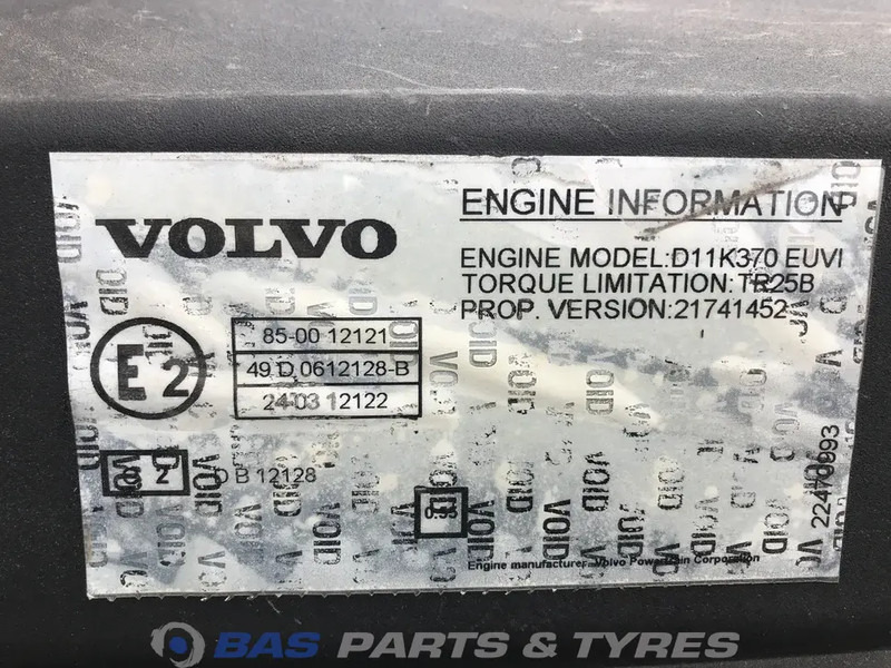 Двигатель для Грузовиков Volvo FMX Euro 6 Motor Volvo D11K 370 K1 85002113: фото 6 Двигатель для Грузовиков Volvo FMX Euro 6 Motor Volvo D11K 370 K1 85002113: фото 6