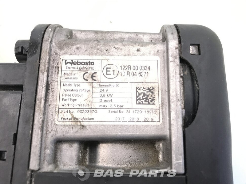 Webasto TP50 Standkachel A 001 830 31 20 - Отопление/ Вентиляция для Грузовиков: фото 5 Webasto TP50 Standkachel A 001 830 31 20 - Отопление/ Вентиляция для Грузовиков: фото 5