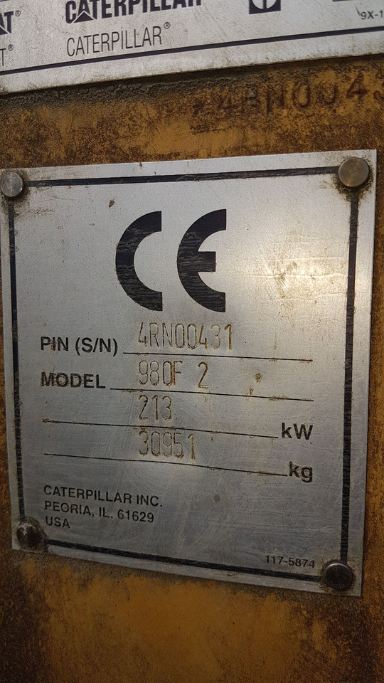 Колёсный погрузчик CATERPILLAR 980FII: фото 6