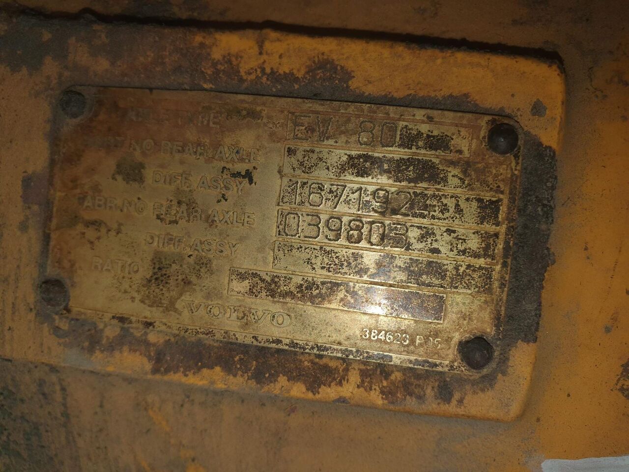 DIFERENCIAL PARA VOLVO A35 - Ось и запчасти для Строительной техники: фото 3 DIFERENCIAL PARA VOLVO A35 - Ось и запчасти для Строительной техники: фото 3