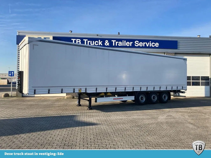 Kässbohrer SCS X / 90 - 12 / 27 Schuifzeilen met twee liftassen en hefdak 500mm - Тентованный полуприцеп: фото 1 Kässbohrer SCS X / 90 - 12 / 27 Schuifzeilen met twee liftassen en hefdak 500mm - Тентованный полуприцеп: фото 1