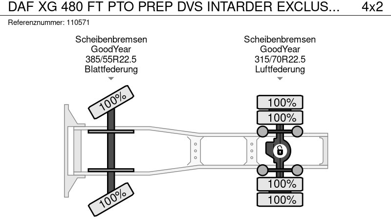 DAF XG 480 FT PTO PREP DVS INTARDER EXCLUSIVE AUDIO B3 ALARM - COMING SOON - Тягач: фото 2 DAF XG 480 FT PTO PREP DVS INTARDER EXCLUSIVE AUDIO B3 ALARM - COMING SOON - Тягач: фото 2