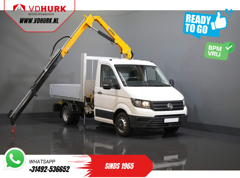 Volkswagen Crafter 50 165 pk Effer 352S Kraan/ Crane/ Kran/ Autokran/ PTO/ Open laadbak/ Dubbel Lucht - Фургон: фото 1 Volkswagen Crafter 50 165 pk Effer 352S Kraan/ Crane/ Kran/ Autokran/ PTO/ Open laadbak/ Dubbel Lucht - Фургон: фото 1