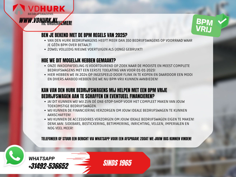 Mercedes-Benz Sprinter 313 2.2 CDI Aut. L3H2 €10.890,- incl BTW (BPM VRIJ) EXPORT Combi/ 9 persoons/ Kombi/ 9P/ Rearbar/ Sidebars/ Airco/ Rolstoellift в лизинг Mercedes-Benz Sprinter 313 2.2 CDI Aut. L3H2 €10.890,- incl BTW (BPM VRIJ) EXPORT Combi/ 9 persoons/ Kombi/ 9P/ Rearbar/ Sidebars/ Airco/ Rolstoellift: фото 8