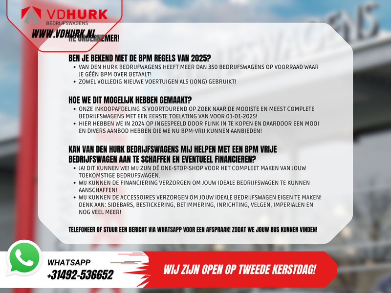 Микроавтобус, Пассажирский фургон Mercedes-Benz Sprinter 313 2.2 CDI L3H2 €9.922 Incl. BTW BPM VRIJ! EXPORT Combi/ 9 Persoons/ Kombi/ 9P/ Airco/ Rolstoellift: фото 8