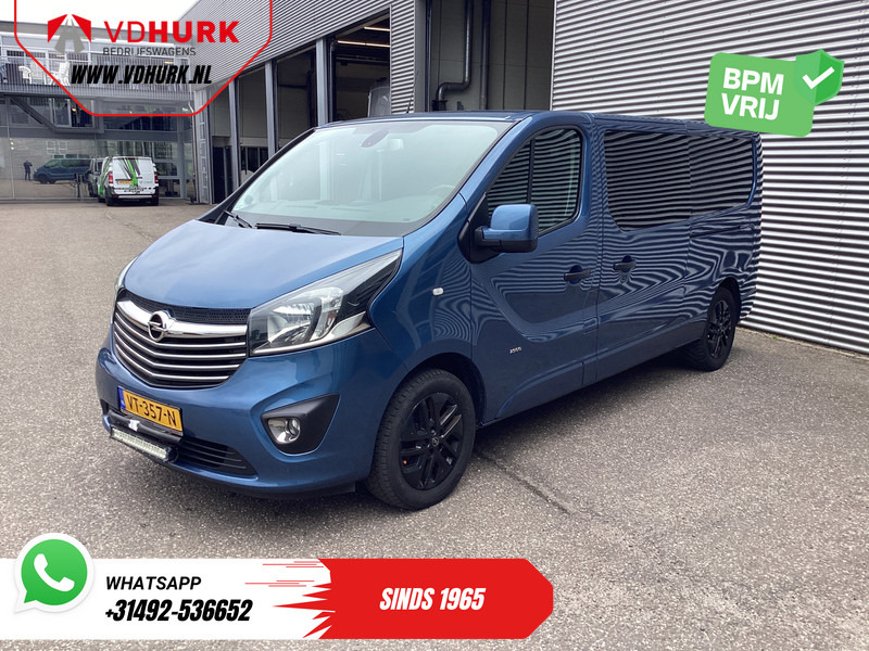 Легковой фургон, Грузопассажирский фургон Opel Vivaro 1.6 CDTI 140 pk L2 DC Dubbel Cabine EXPORT ONLY 2x Schuifdeur/ Leder/ Climate/ Carplay/ Camera/ Cruise/ PDC/ Trekhaak/ LMV: фото 8