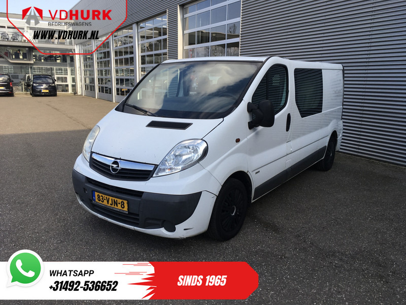 Легковой фургон, Грузопассажирский фургон Opel Vivaro 2.0 CDTI 115pk L2 DC Dubbel Cabine EXPORT ONLY APK 01-2026/ 6 Pers./ Airco/ Trekhaak: фото 7
