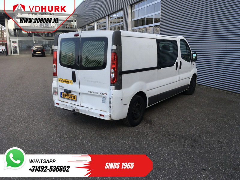 Легковой фургон, Грузопассажирский фургон Opel Vivaro 2.0 CDTI 115pk L2 DC Dubbel Cabine EXPORT ONLY APK 01-2026/ 6 Pers./ Airco/ Trekhaak: фото 8
