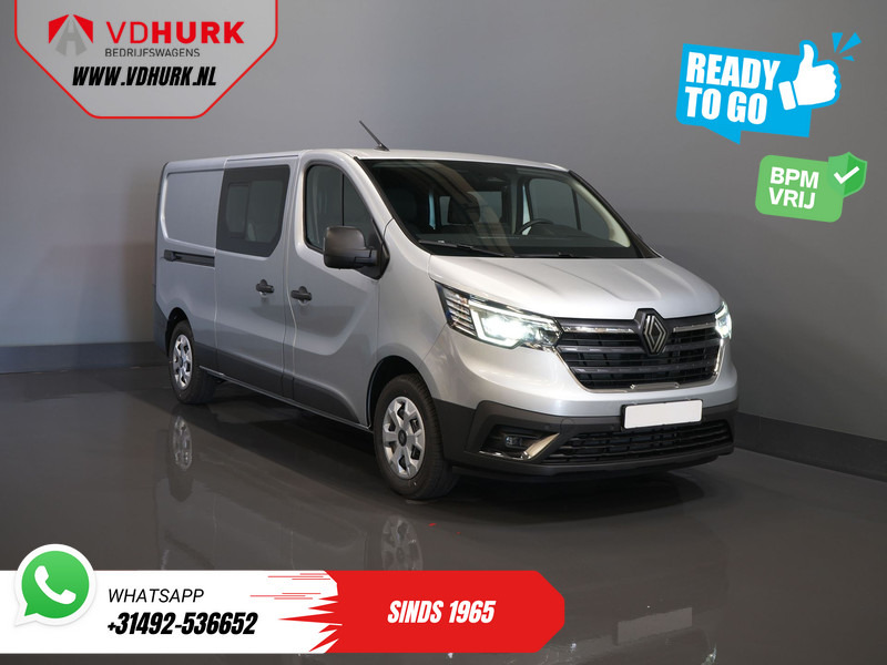 Renault Trafic 2.0 dCi 130 pk L2 BPM VRIJ! DC Dubbel Cabine LED/ 2xSchuifdeur/ Navi/ Carplay/ Camera/ PDC/ Cruise - Легковой фургон, Грузопассажирский фургон: фото 1 Renault Trafic 2.0 dCi 130 pk L2 BPM VRIJ! DC Dubbel Cabine LED/ 2xSchuifdeur/ Navi/ Carplay/ Camera/ PDC/ Cruise - Легковой фургон, Грузопассажирский фургон: фото 1