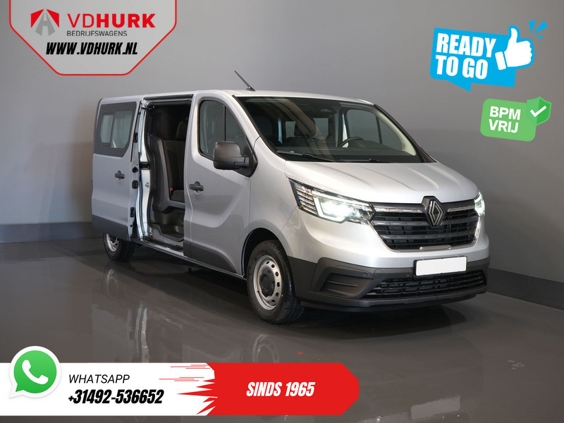 Легковой фургон, Грузопассажирский фургон Renault Trafic 2.0 dCi 130 pk L2 BPM VRIJ! DC Dubbel Cabine LED/ 2xSchuifdeur/ Navi/ Carplay/ Camera/ PDC/ Cruise: фото 9