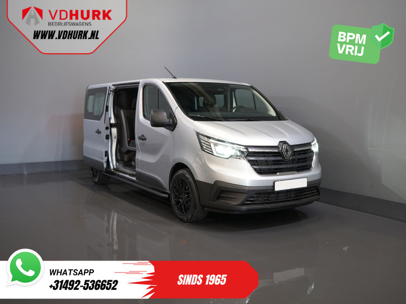 Легковой фургон, Грузопассажирский фургон Renault Trafic 2.0 dCi 130 pk L2 BPM VRIJ! DC Dubbel Cabine LED/ 2xSchuifdeur/ Navi/ Carplay/ Camera/ PDC/ Cruise: фото 9