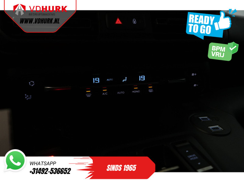 Цельнометаллический фургон Toyota PROACE CITY 1.5 130 pk Aut. L2 BPM VRIJ! LED/ Virtual Cockpit/ 3 pers./ Carplay/ Camera/ Climate/ PDC/ Cruise: фото 18