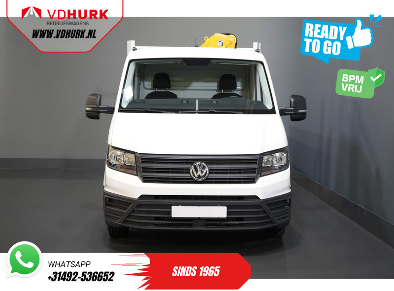 Малотоннажный бортовой грузовик Volkswagen Crafter 50 165 pk Effer 352S Kraan/ Crane/ Kran/ Autokran/ PTO/ Open laadbak/ Dubbel Lucht: фото 7