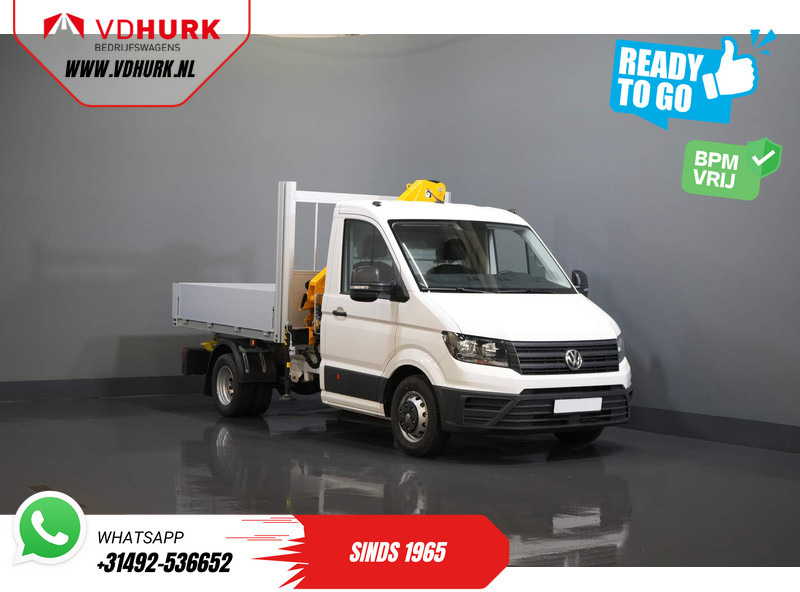 Малотоннажный бортовой грузовик Volkswagen Crafter 50 165 pk Effer 352S Kraan/ Crane/ Kran/ Autokran/ PTO/ Open laadbak/ Dubbel Lucht: фото 8