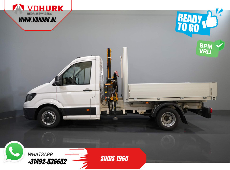 Малотоннажный бортовой грузовик Volkswagen Crafter 50 165 pk Effer 352S Kraan/ Crane/ Kran/ Autokran/ PTO/ Open laadbak/ Dubbel Lucht: фото 9