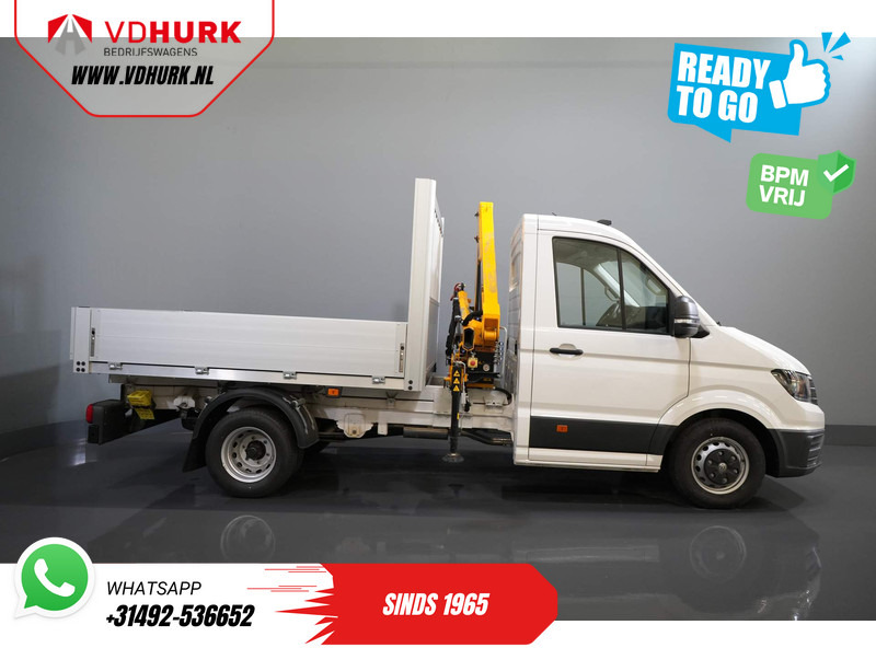 Малотоннажный бортовой грузовик Volkswagen Crafter 50 165 pk Effer 352S Kraan/ Crane/ Kran/ Autokran/ PTO/ Open laadbak/ Dubbel Lucht: фото 10