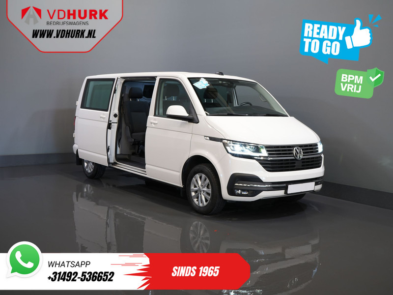 Легковой фургон, Грузопассажирский фургон Volkswagen Transporter 2.0 TDI 150 pk Aut. L2 DC Dubbel Cabine BPM VRIJ! Ready2Go 2xSchuifdeur/ Adapt Cruise/ LED/ Standkachel/ Stoelverw./ Carplay/ Ca: фото 9