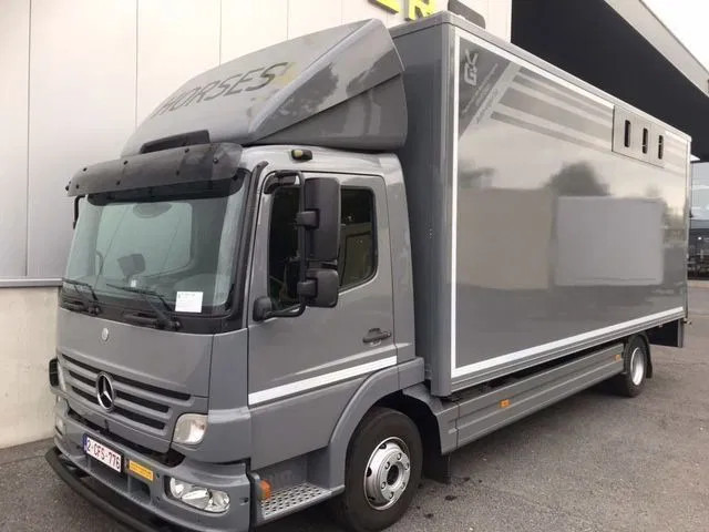 Коневоз Mercedes-Benz Atego 1018 *Cruise control*Airco*Achteruitrijcamera*elektrische ruiten: фото 1