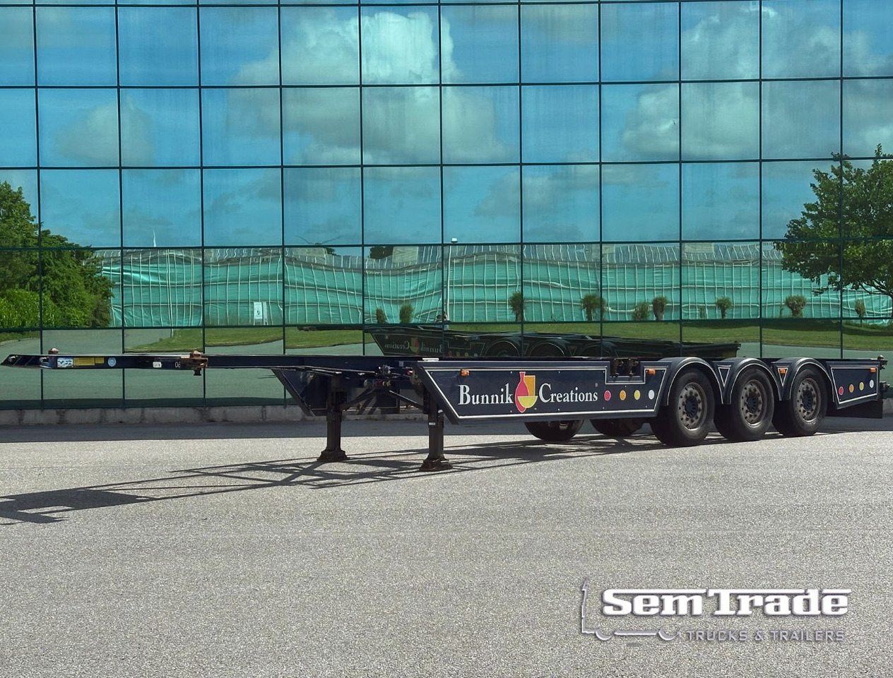 Burg BPO 13-27 Ccxlx 40" Galvanised Super Chassis SAF Axles Disc Brakes 2x Lift Axles 3 Pieces IN Stock Super Condition - Полуприцеп-контейнеровоз/ Сменный кузов: фото 1 Burg BPO 13-27 Ccxlx 40" Galvanised Super Chassis SAF Axles Disc Brakes 2x Lift Axles 3 Pieces IN Stock Super Condition - Полуприцеп-контейнеровоз/ Сменный кузов: фото 1