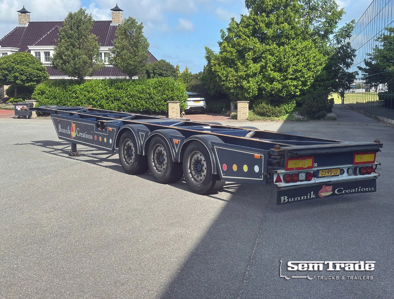 Burg BPO 13-27 Ccxlx 40" Galvanised Super Chassis SAF Axles Disc Brakes 2x Lift Axles 3 Pieces IN Stock Super Condition - Полуприцеп-контейнеровоз/ Сменный кузов: фото 2 Burg BPO 13-27 Ccxlx 40" Galvanised Super Chassis SAF Axles Disc Brakes 2x Lift Axles 3 Pieces IN Stock Super Condition - Полуприцеп-контейнеровоз/ Сменный кузов: фото 2