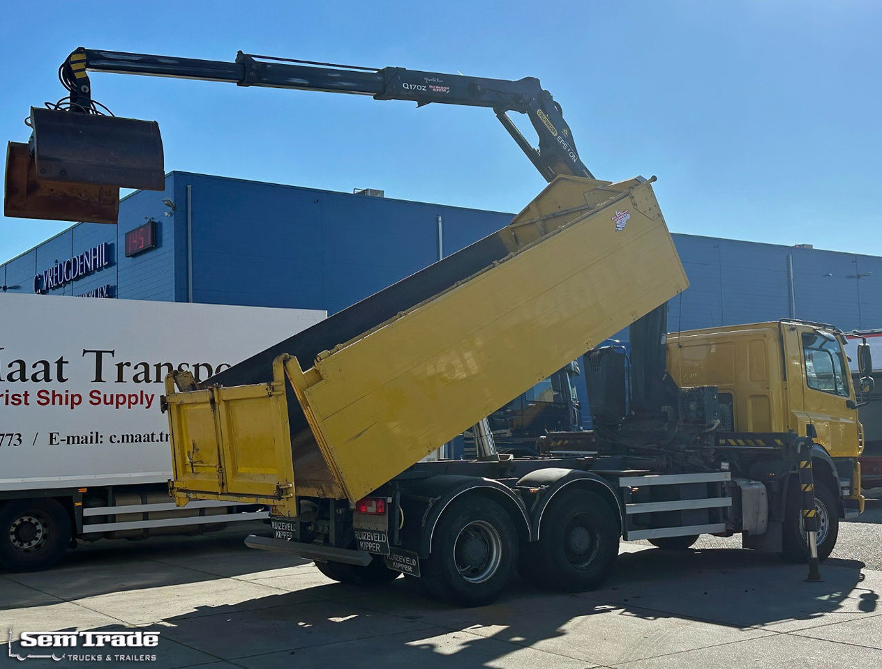 DAF CF 410 FAT 6X4 188.000 KM Palfinger 17 TON/Meter Kraan 2 Zijdige Ruizeveld K - Автоманипулятор: фото 3 DAF CF 410 FAT 6X4 188.000 KM Palfinger 17 TON/Meter Kraan 2 Zijdige Ruizeveld K - Автоманипулятор: фото 3