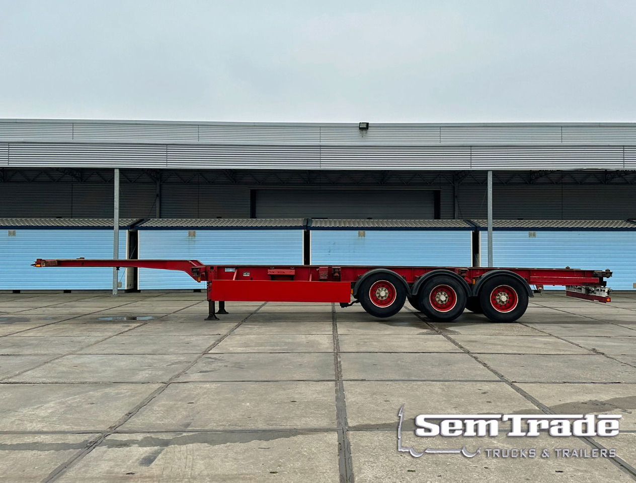 Diversen 3 Axle Chassis BPW AxleS LIFTAxle TOP Condition NL Trailer - Полуприцеп-контейнеровоз/ Сменный кузов: фото 1 Diversen 3 Axle Chassis BPW AxleS LIFTAxle TOP Condition NL Trailer - Полуприцеп-контейнеровоз/ Сменный кузов: фото 1