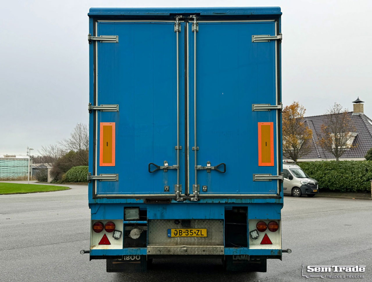 Floor FLO-12-202 Steering Axle Drum Brakes Holland-Trailer - Полуприцеп-фургон: фото 4 Floor FLO-12-202 Steering Axle Drum Brakes Holland-Trailer - Полуприцеп-фургон: фото 4