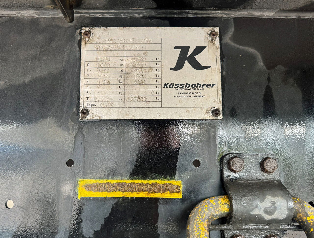 Тентованный полуприцеп KAESSBOHRER Maxima Drum Brakes Sliding Roof NO Rust Galvanised Chassis TOP Condi: фото 24