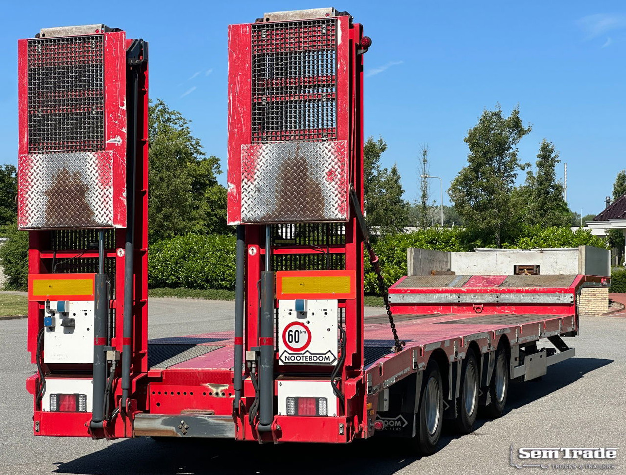 Nooteboom OSD-48-003 Semi 3 Axles Hydraulic Ramps Hinge TOP Condition - Низкорамный полуприцеп: фото 5 Nooteboom OSD-48-003 Semi 3 Axles Hydraulic Ramps Hinge TOP Condition - Низкорамный полуприцеп: фото 5
