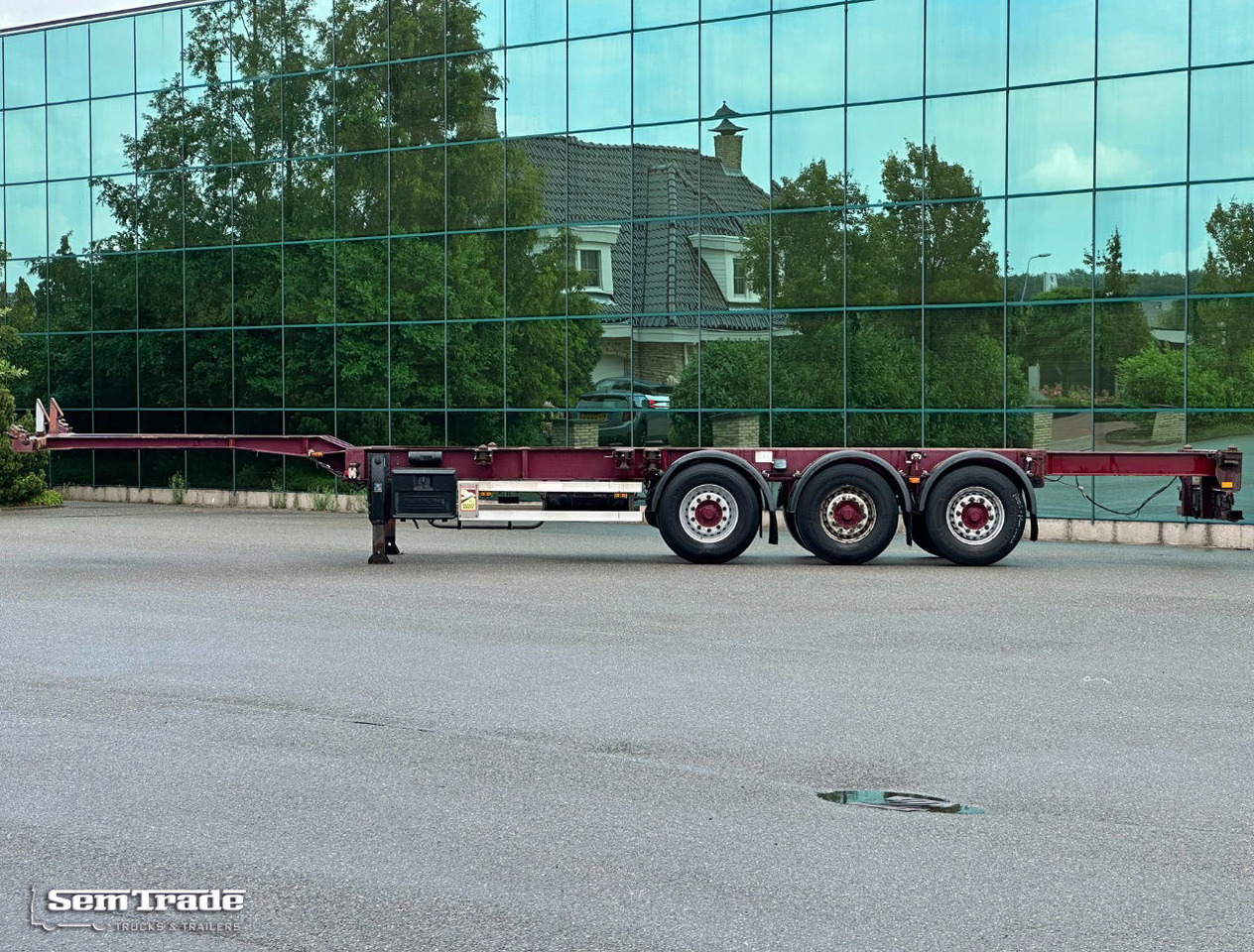 Renders ROC 12.27 CC Back Slider Lift Axle Disc Brakes Belgium-Trailer 2 Pieces - Полуприцеп-контейнеровоз/ Сменный кузов: фото 2 Renders ROC 12.27 CC Back Slider Lift Axle Disc Brakes Belgium-Trailer 2 Pieces - Полуприцеп-контейнеровоз/ Сменный кузов: фото 2