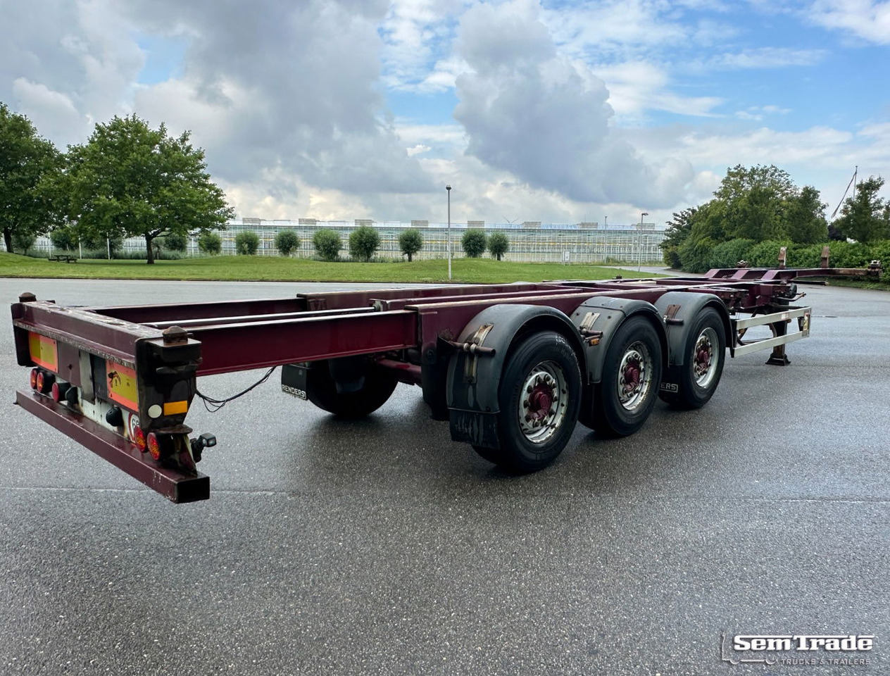 Renders ROC 12.27 CC Back Slider Lift Axle Disc Brakes Belgium-Trailer 2 Pieces - Полуприцеп-контейнеровоз/ Сменный кузов: фото 5 Renders ROC 12.27 CC Back Slider Lift Axle Disc Brakes Belgium-Trailer 2 Pieces - Полуприцеп-контейнеровоз/ Сменный кузов: фото 5