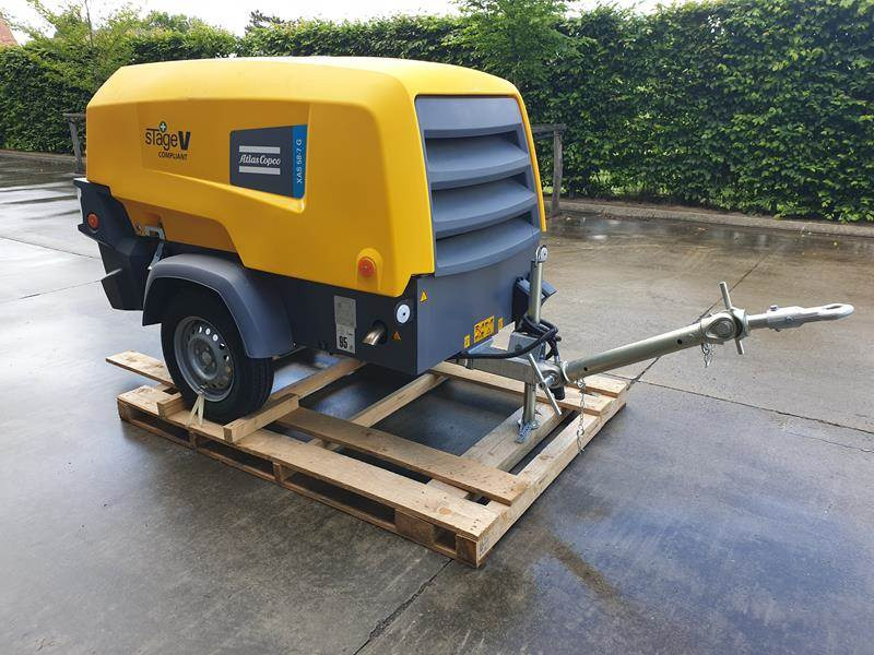 Atlas-Copco XAS 58-7 G 6 WHEELS N.B. - Воздушный компрессор: фото 2 Atlas-Copco XAS 58-7 G 6 WHEELS N.B. - Воздушный компрессор: фото 2