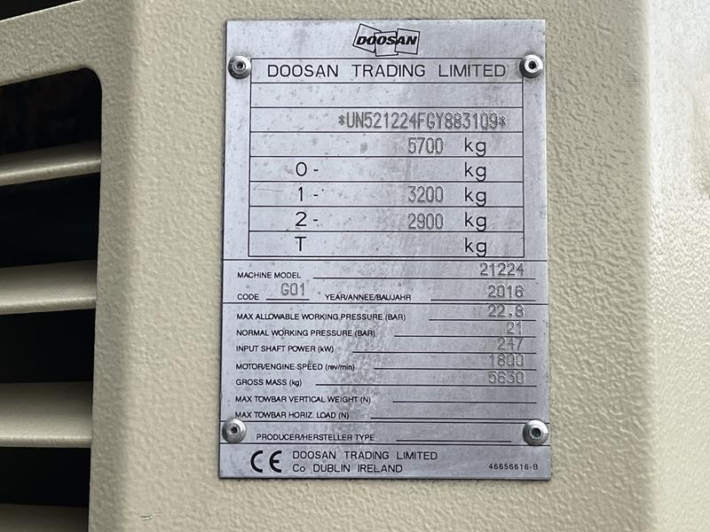 Doosan 21 / 224 - N - Воздушный компрессор: фото 5 Doosan 21 / 224 - N - Воздушный компрессор: фото 5