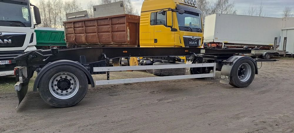 Huffermann Przyczepa na wózku HAR 1870 do hakowca - Прицеп мультилифт/ Бункеровоз: фото 1 Huffermann Przyczepa na wózku HAR 1870 do hakowca - Прицеп мультилифт/ Бункеровоз: фото 1