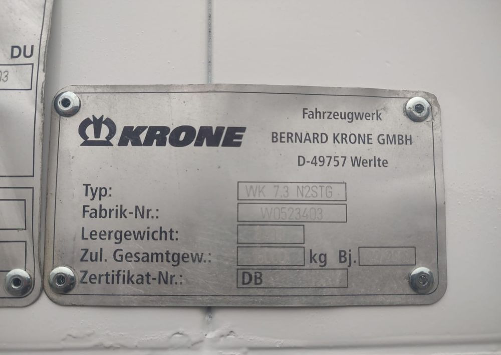 Krone - Сменный кузов - фургон: фото 4 Krone - Сменный кузов - фургон: фото 4