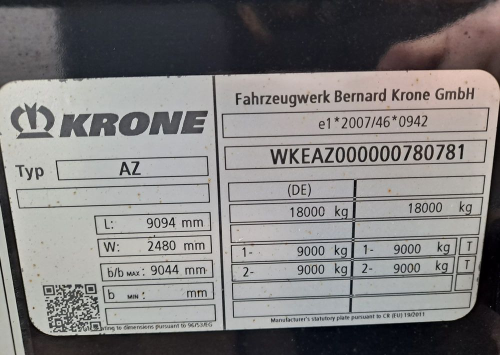 Krone Przyczepa BDF Krone - Прицеп-контейнеровоз/ Сменный кузов: фото 4 Krone Przyczepa BDF Krone - Прицеп-контейнеровоз/ Сменный кузов: фото 4